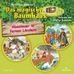 Abenteuer in fernen Ländern. Die Hörbuchbox (Das magische Baumhaus), Audio-CD