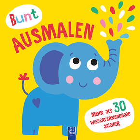 Bunt Ausmalen (Cover gelb / Elefant)