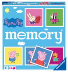 Ravensburger - 20886 - Peppa Pig memory®, der Spieleklassiker für alle Fans der TV-Serie Peppa Pig, Merkspiel für 2-8 Sp