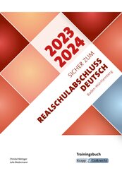 Sicher zum Realschulabschluss Deutsch Baden-Württemberg 2023 und 2024, m. 1 Buch