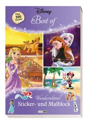 Disney Best of: Wunderschöner Sticker- und Malblock