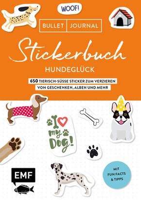 Bullet Journal Stickerbuch - Hundeglück