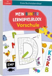 Mein bunter Lernspielblock - Vorschule: Erste Buchstabenrätsel