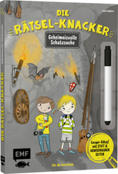 Die Rätsel-Knacker - Geheimnisvolle Schatzsuche (Buch mit abwischbarem Stift)