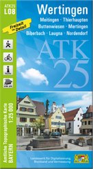 ATK25-L08 Wertingen (Amtliche Topographische Karte 1:25000)