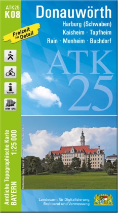 ATK25-K08 Donauwörth (Amtliche Topographische Karte 1:25000)