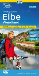 ADFC Regionalkarte Elbe Wendland mit Tourenvorschlägen, 1:75.000, reiß- und wetterfest, GPS-Tracks Download, E-Bike geei
