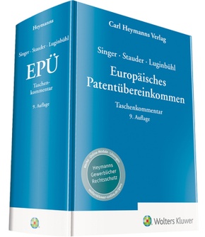 Singer / Stauder / Luginbühl, EPÜ - Europäisches Patentübereinkommen