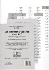 DürckheimRegister® FamFG+ZPO - WICHTIGE §§, ohne Stichworte