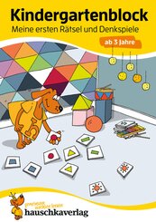 Kindergartenblock - Meine ersten Rätsel und Denkspiele ab 3 Jahre, A5-Block