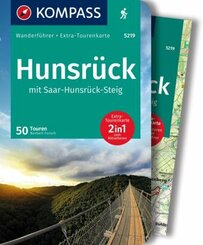 KOMPASS Wanderführer 5219 Hunsrück mit Saar-Hunsrück-Steig, 50 Touren