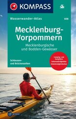 KOMPASS Wasserwanderatlas 608 Mecklenburg-Vorpommern