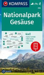 KOMPASS Wanderkarte 206 Nationalpark Gesäuse 1:25.000