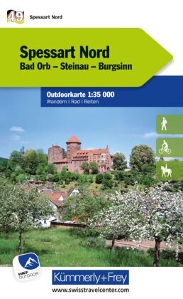 Spessart Nord Nr. 49 Outdoorkarte Deutschland 1:35 000