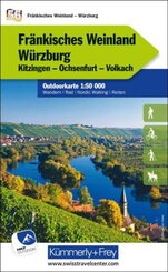 Fränkisches Weinland - Würzburg Nr. 56 Outdoorkarte Deutschland 1:50 000