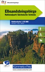 Elbsandsteingebirge Nr. 18 Outdoorkarte Deutschland 1:35 000