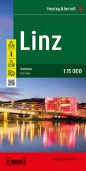 Linz, Stadtplan 1:15.000, freytag & berndt