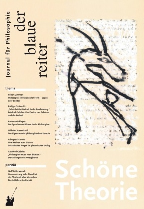 Der Blaue Reiter. Journal für Philosophie: Der Blaue Reiter. Journal für Philosophie / Schöne Theorie