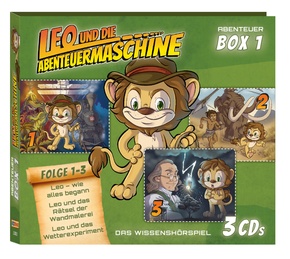 Leo & die Abenteuermaschine 3er CD-Box, 3 Audio-CD - Box.1
