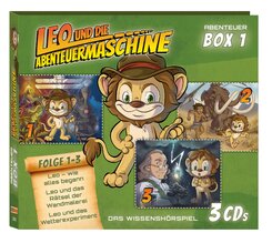 Leo & die Abenteuermaschine 3er CD-Box, 3 Audio-CD - Box.1