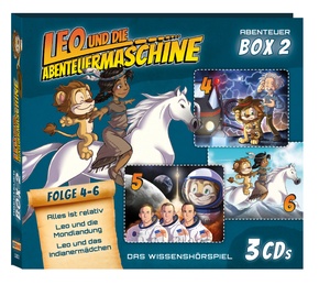 Leo & die Abenteuermaschine 3er CD-Box, 3 Audio-CD - Box.2