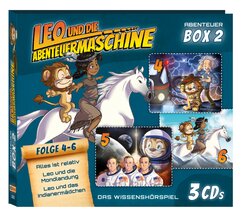 Leo & die Abenteuermaschine 3er CD-Box, 3 Audio-CD - Box.2