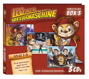 Leo & die Abenteuermaschine 3er CD-Box, 3 Audio-CD - Box.3