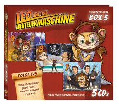 Leo & die Abenteuermaschine 3er CD-Box, 3 Audio-CD - Box.3