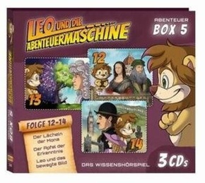 Leo & die Abenteuermaschine 3er CD-Box, 3 Audio-CD - Box.5