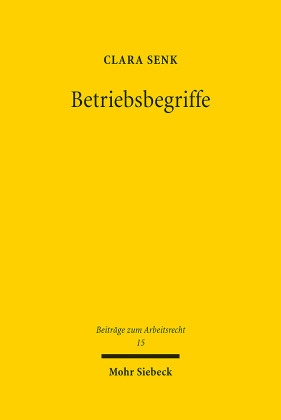 Betriebsbegriffe