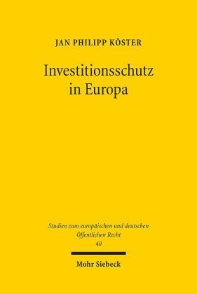 Investitionsschutz in Europa