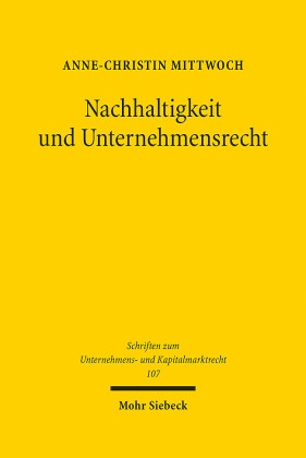 Nachhaltigkeit und Unternehmensrecht