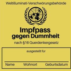 Impfpass gegen Dummheit