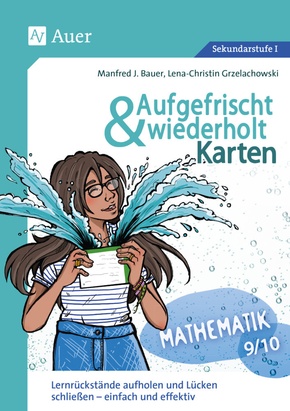 Aufgefrischt-und-wiederholt-Karten Mathematik 9-10, m. 1 Beilage