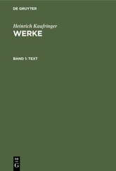 Heinrich Kaufringer: Werke: Text