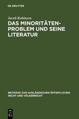 Das Minoritätenproblem und seine Literatur