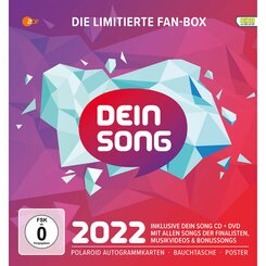 Dein Song 2022 - Die limitierte Fanbox, 1 Audio-CD + 1 DVD