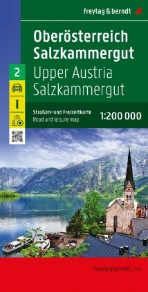 Oberösterreich - Salzkammergut, Straßen- und Freizeitkarte 1:200.000, freytag & berndt