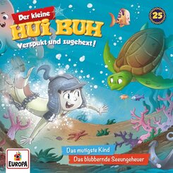 Der kleine Hui Buh - Das mutigste Kind / Das blubbernde Seeungeheuer, 1 Audio-CD