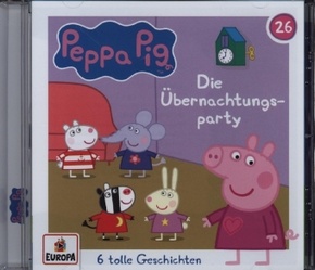 Peppa Pig Hörspiele - Die Übernachtungsparty, 1 Audio-CD