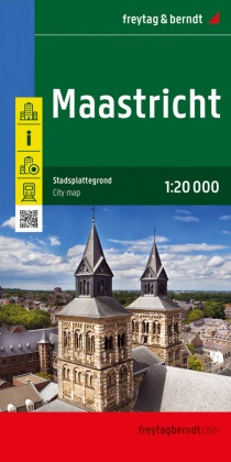 Maastricht, Stadtplan 1:20.000, freytag & berndt