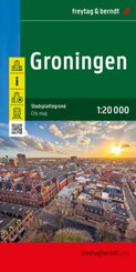 Groningen, Stadtplan 1:20.000, freytag & berndt