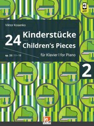 24 Kinderstücke für Klavier, Heft 2, op. 25 / Nr. 11-18