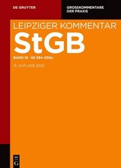 Strafgesetzbuch. Leipziger Kommentar, §§ 284-305a