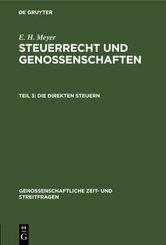 Steuerrecht und Genossenschaften: Die direkten Steuern