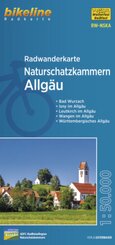 Radwanderkarte Naturschatzkammern Allgäu RW-NSKA