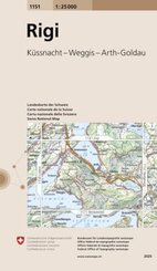 Landeskarte der Schweiz Rigi