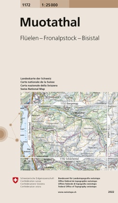 Landeskarte der Schweiz Muotathal