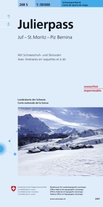 268S Julierpass Schneesportkarte