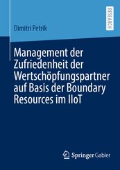 Management der Zufriedenheit der Wertschöpfungspartner auf Basis der Boundary Resources im IIoT